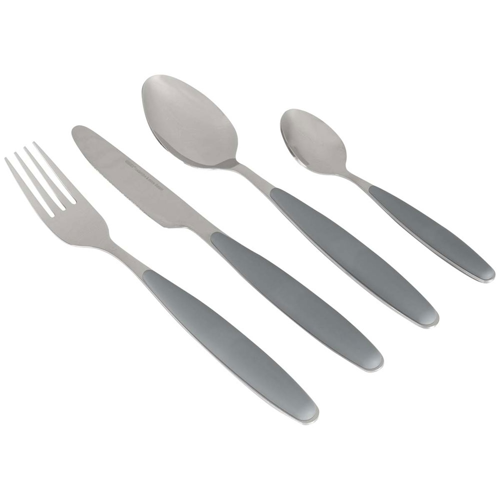 Gimex Bestiksæt Med Soft Touch Håndtag Grey