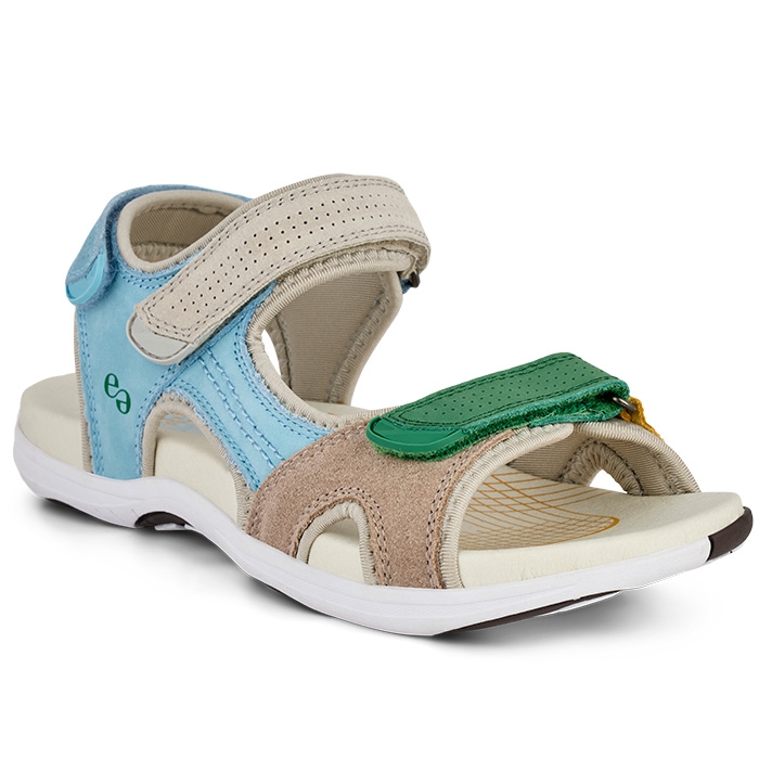 Green Comfort Corsica Sandal  Light Blue-36 Sandaler