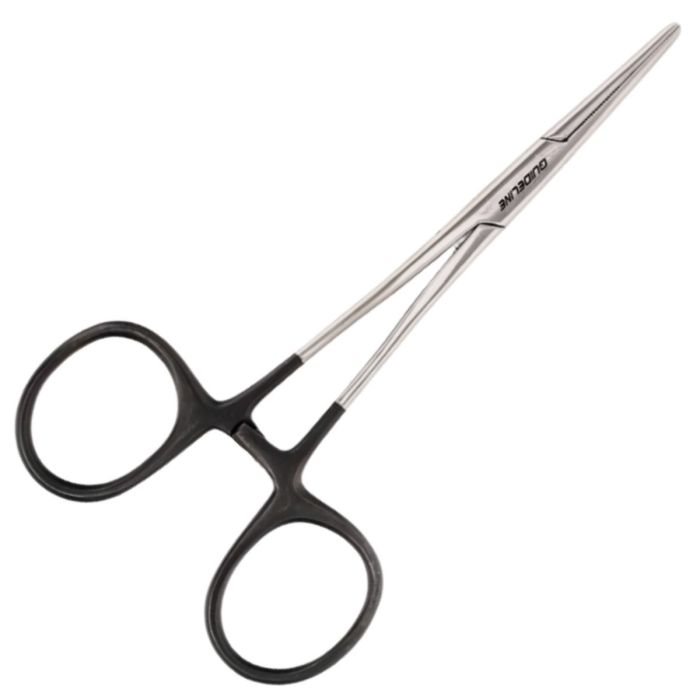 Guideline Forceps Straight    Black Silver