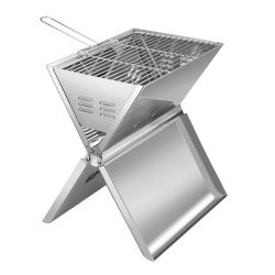 Hällmark Foldable Grill Stainless Steel Str  Onesize Grill