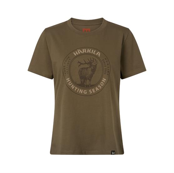 Härkila Stag Badge      -shirt Womens  Beech
