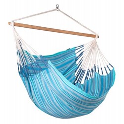 Habana Azure Organic Cotton Kingsize Hammock Chair Hængekøje