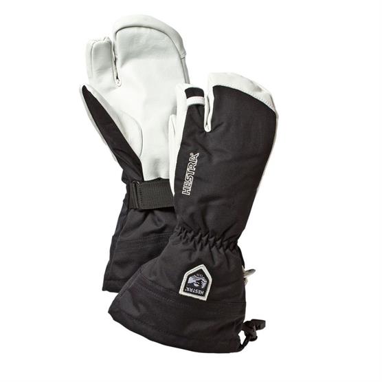 Hestra Army Leather Heli Ski   Finger  Black