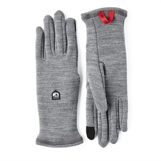 Hestra Gravita Merino Liner   Finger  Grey