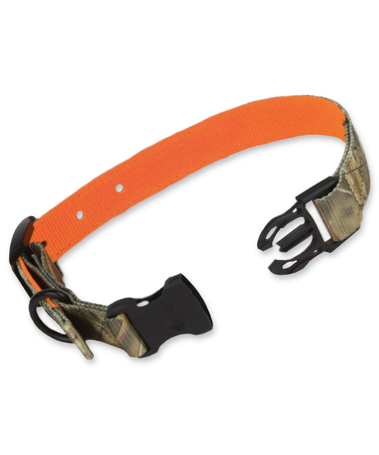 Dog Vendbar Hundehalsbånd Camo Orange