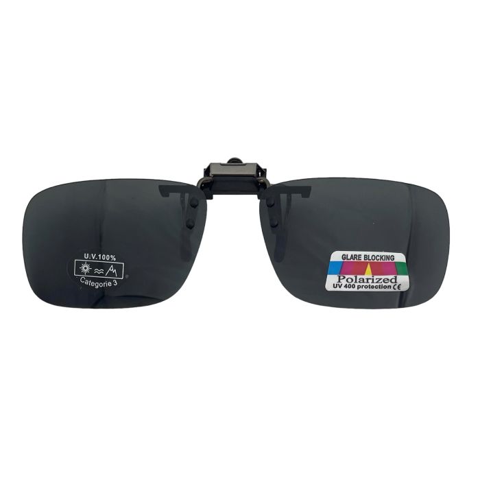 Hurricane Clip-  Solbrille Square Smoke