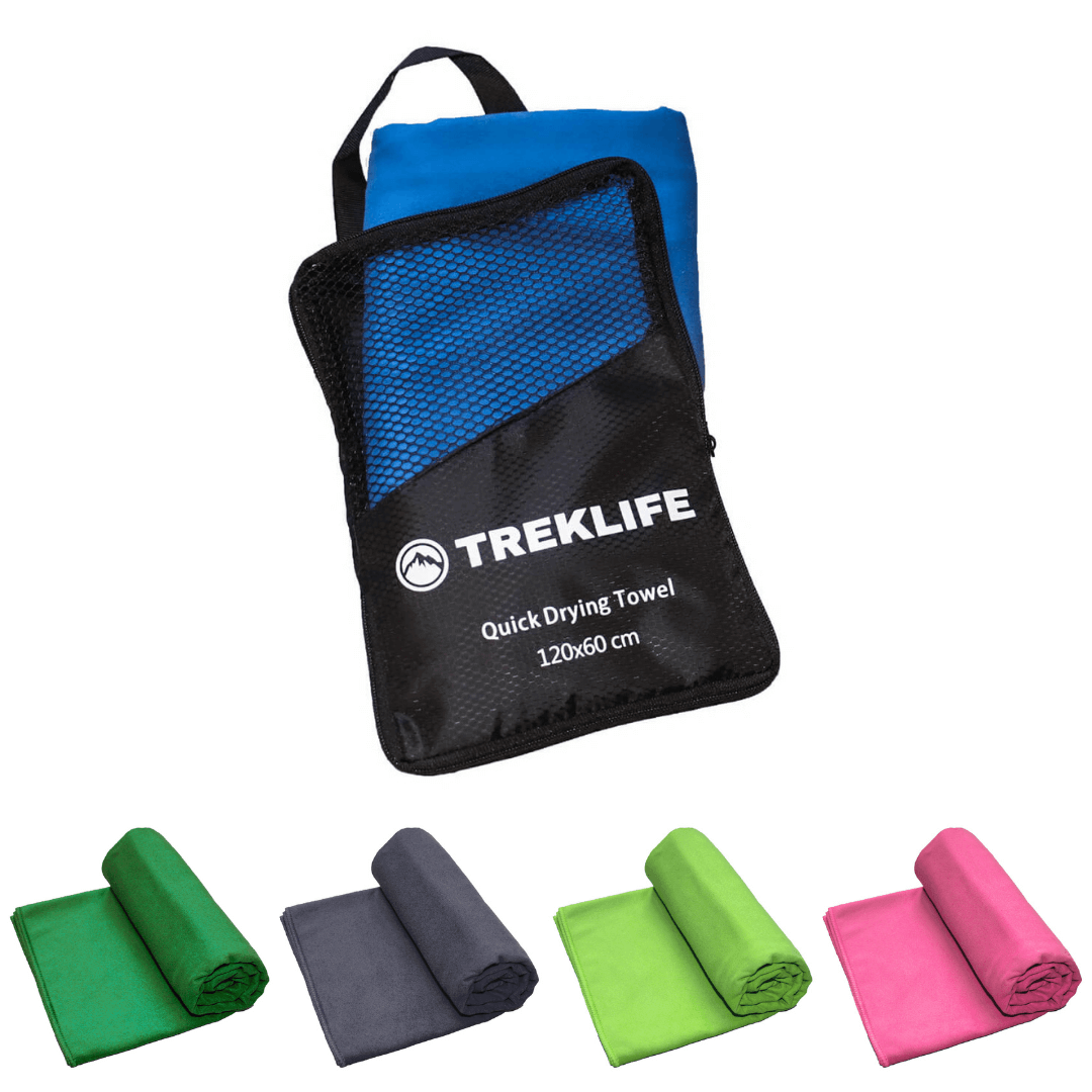 Hurtigtørrende Microfiber Håndklæde 120x60   Treklife