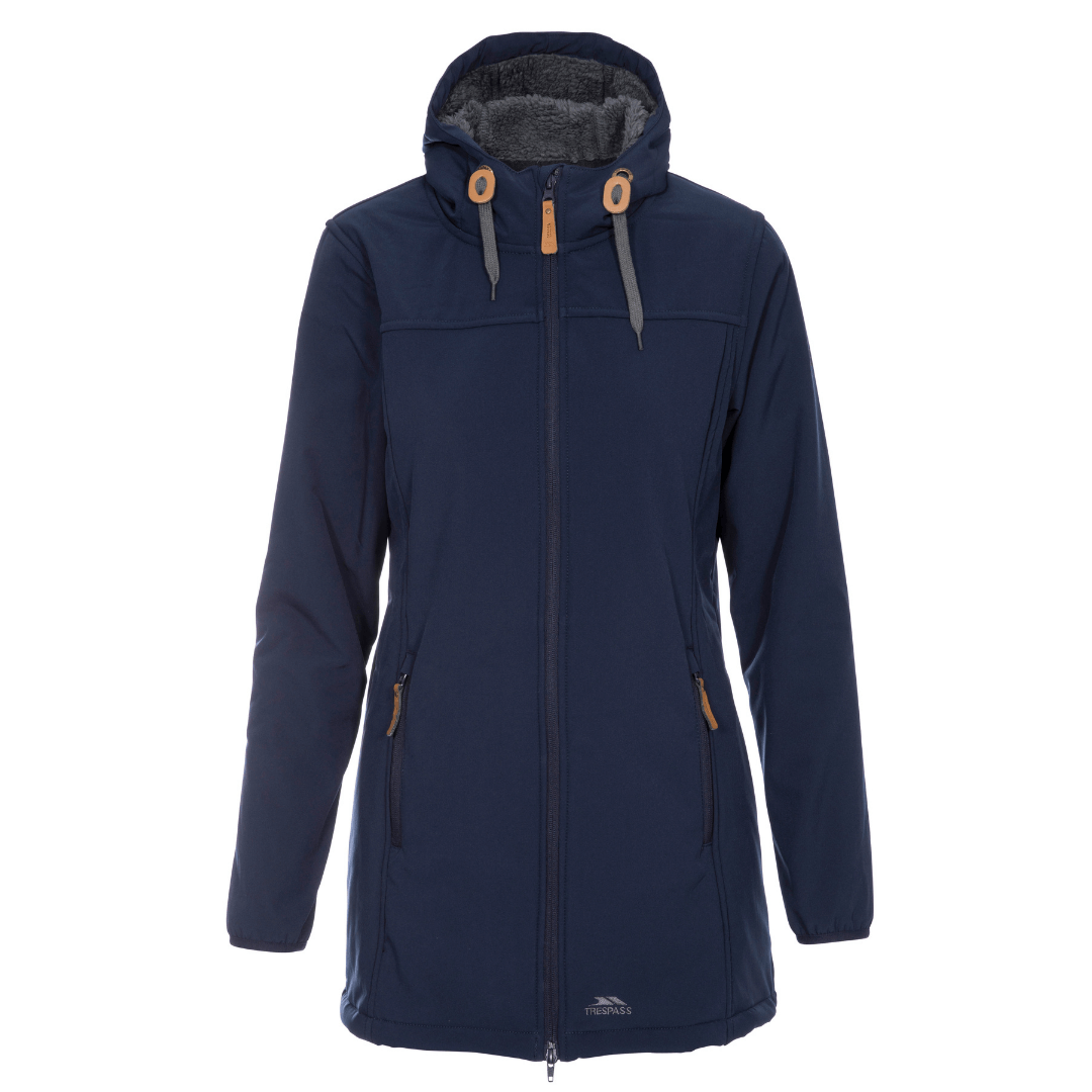 Jakke Til Kvinder Trespass Kristen Navy