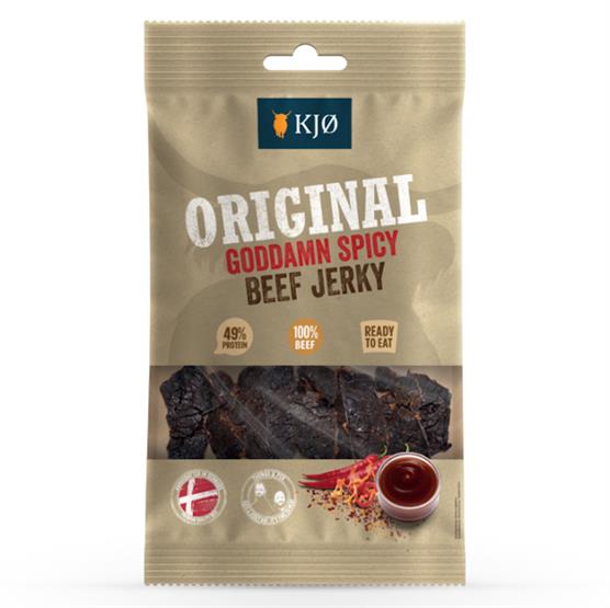 Kjø Original Goddamn Spicy Beef Jerky  25g
