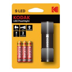 Kodak Compact  -led Flashlight  46    Ip63  25m Range  Black