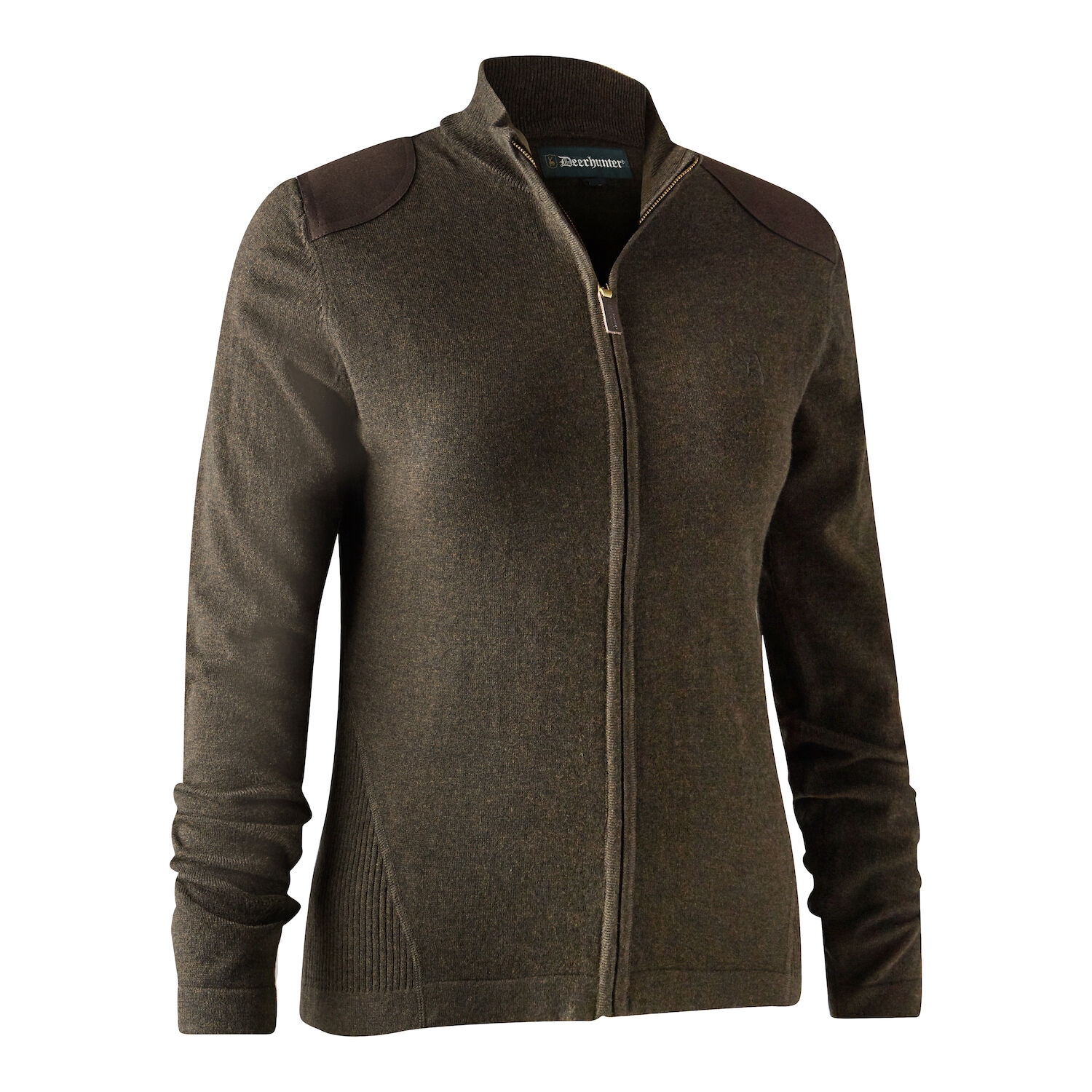 Lady Darlington Strikcardigan Dark Elm 34
