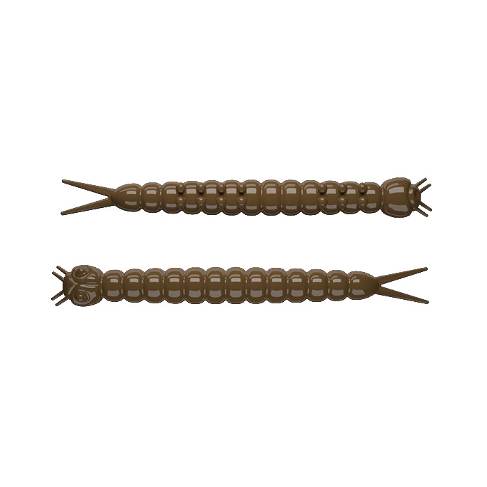 Libra Lures Slight Worm Ost 38  -brown Gummisfisk  Shad  Jig