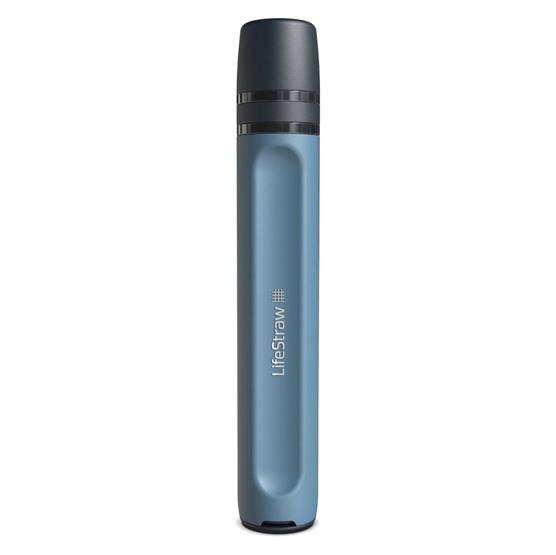 Lifestraw Peak Personal Water Filter Straw  Mountain Blue