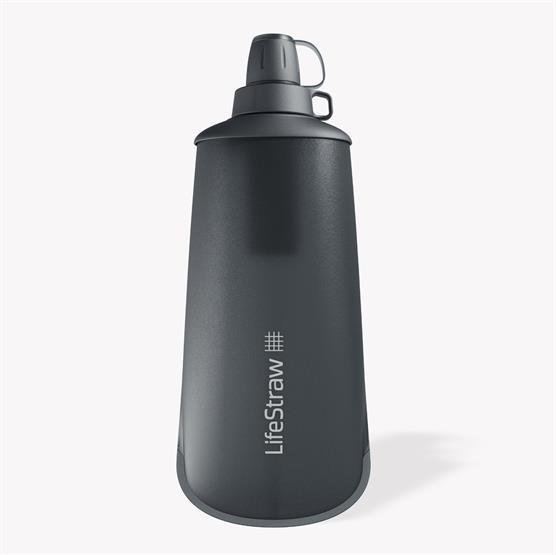 Lifestraw Peak Squeeze Bottle 1l  Dark Mountain Gray