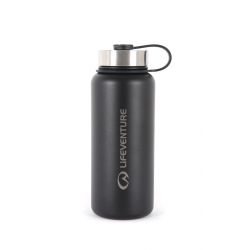 Lifeventure   Litre Flask Black Drikkeflaske
