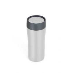 Lifeventure One Touch Thermal Mug Light Grey 350   Termokrus