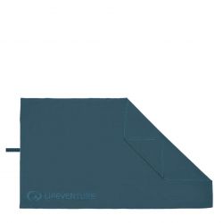 Lifeventure Recycled Softfibre Trek Towel  Blue  Gia Håndklæde