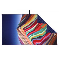 Lifeventure Recycled Softfibre Trek Towel  Rainbow   Håndklæde