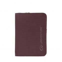 Lifeventure Rfid Card Wallet  Recycled  Plum Pung