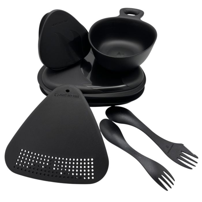 Light   Fire Outdoor Mealkit    Slatyblack