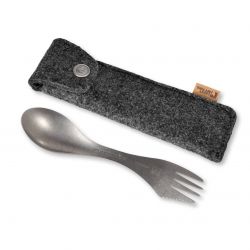 Light   Fire Spork Kit Titanium Mis Bestik