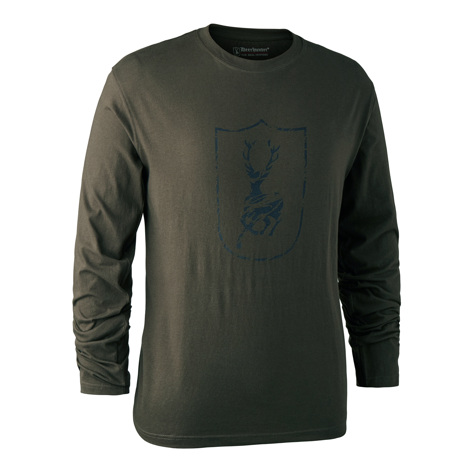Logo  -shirt Med Lange ærmer Bark Green