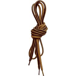 Lundhags Round Shoe Laces 130cm Yellow Brown Str  130cm Diverse