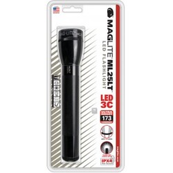 Lommelygte  Ml25lt Led Sort Før    -cellbatterier   Blisterpack