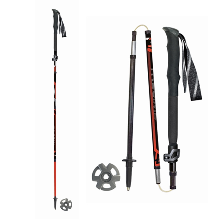 Masters Trecime Tour Vandrestav  Sort Vandrestave