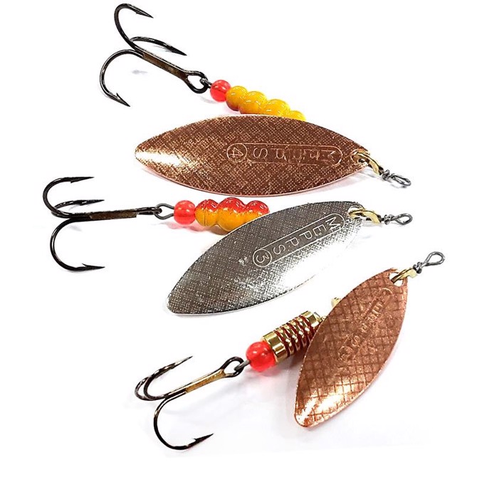 Mepps Aglia Long Spinner - Sort Spinner til Fiskeri