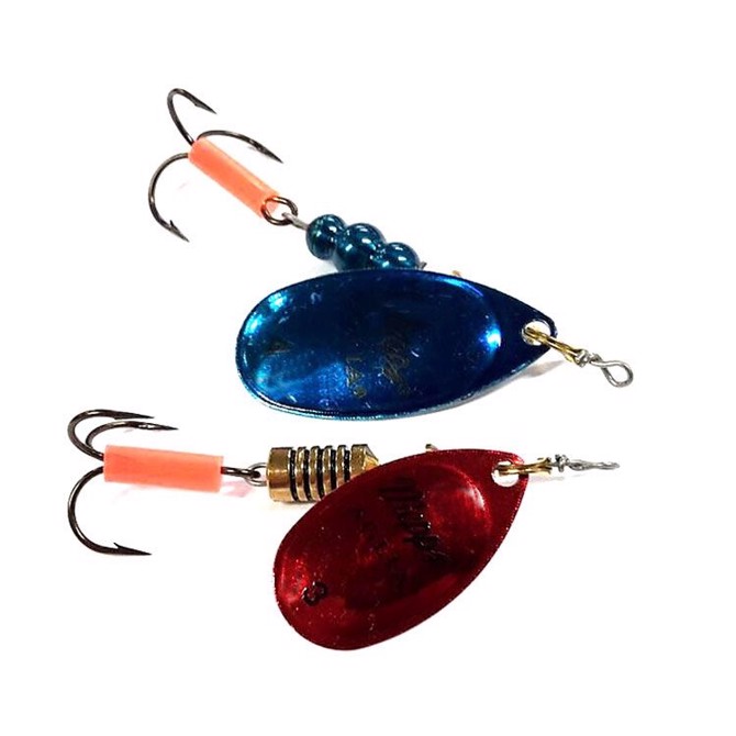 Mepps Aglia Platinum Spinner- -rød Spinner