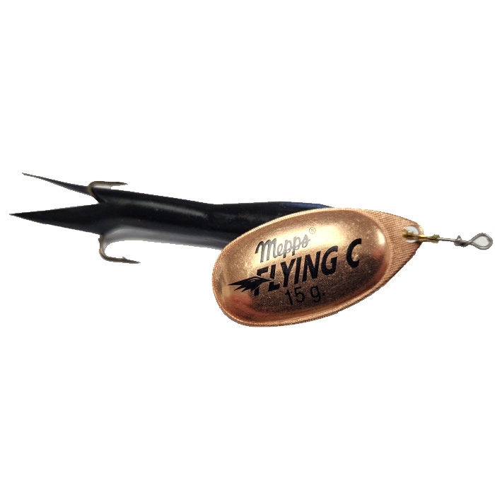 Mepps Flying   Upstream 15  -sort Kobber Kondomspinner