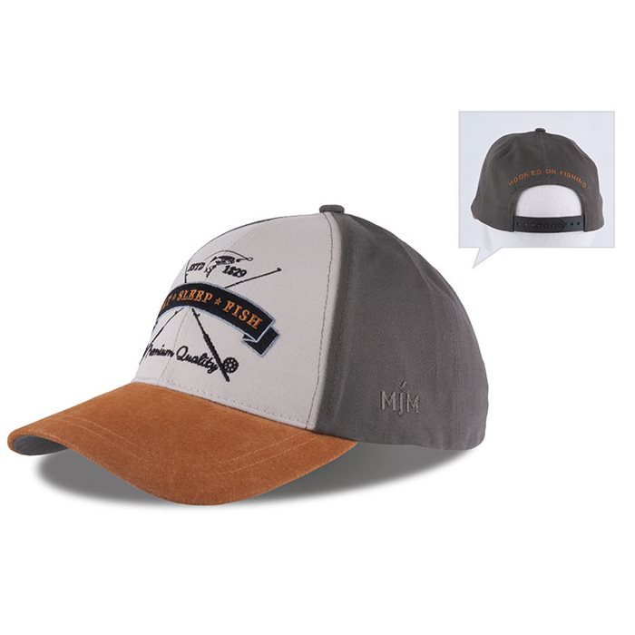 Mjm Eat Sleep Fish Cap Upf 50  Grøn Baseball Cap  Kasket