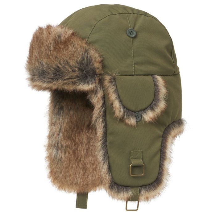 Mjm Trapper 42 Recyc  Tasl Faux Fur Army Natural
