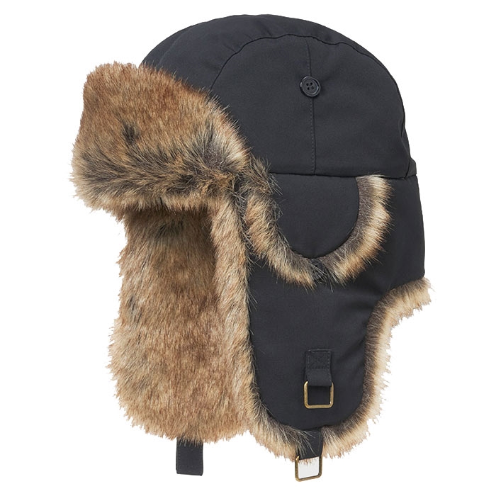 Mjm Trapper 42 Recycled Taslan Faux Fur  Black-  Vinterhue  Vinterkasket