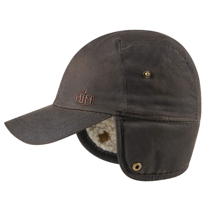 Mjm Zwolle   10165 Wax   øreklap  Dark Brown-  Vinterhue  Vinterkasket