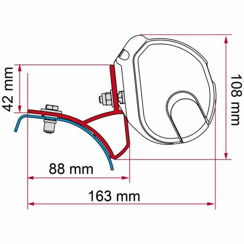 Monteringsbeslag Til F35pro Renault Trafic  Opel Vivaro   Fiat Talento   Nissan Primastar  98655r893