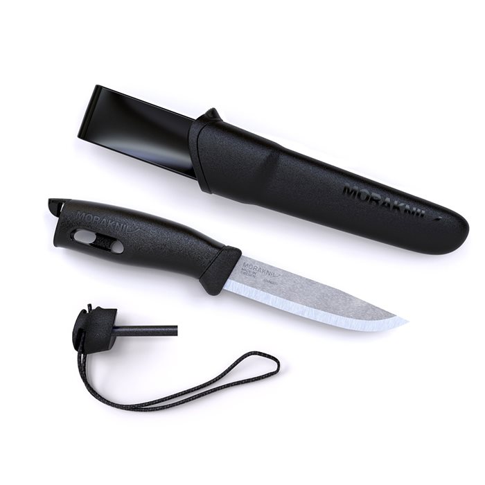Morakniv Companion Spark  Black Jagtknive   Dolk