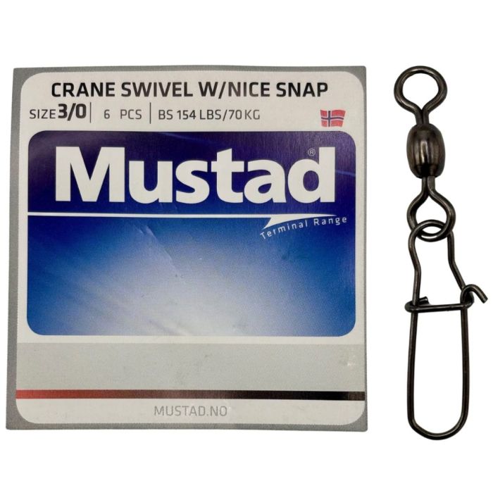 Mustad Crane Swivel With Nice Snap