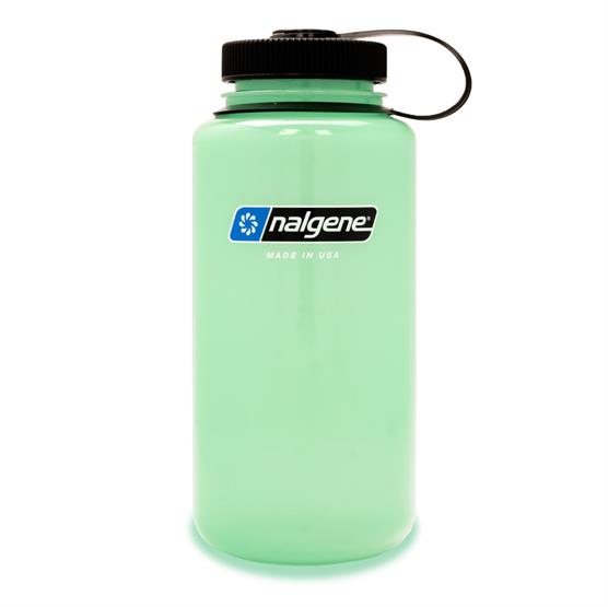 Nalgene Wide Mouth Sustain 1000    Green Glow