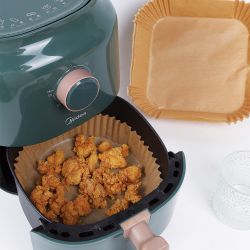 Nqkitchen 50-pack Square Air Fryer Blotting Paper     Køkkenredskaber