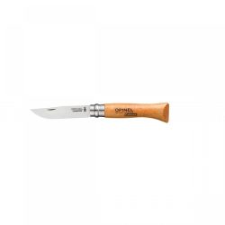 Opinel Kniv i Kulstofstål med Bøgetræshåndtag