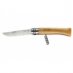 Opinel Proptrækker Kniv N10 Stainless