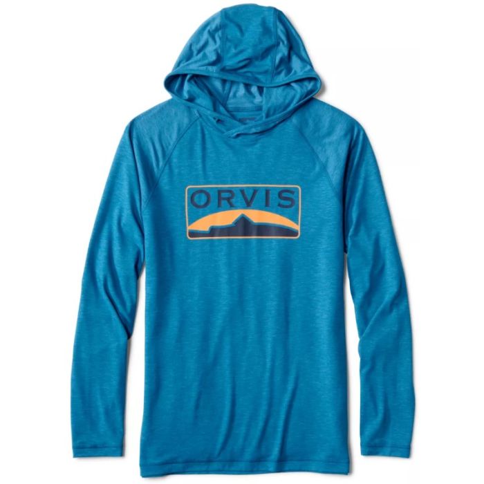 Orvis Dricast Logo Hoodie Pacificblue