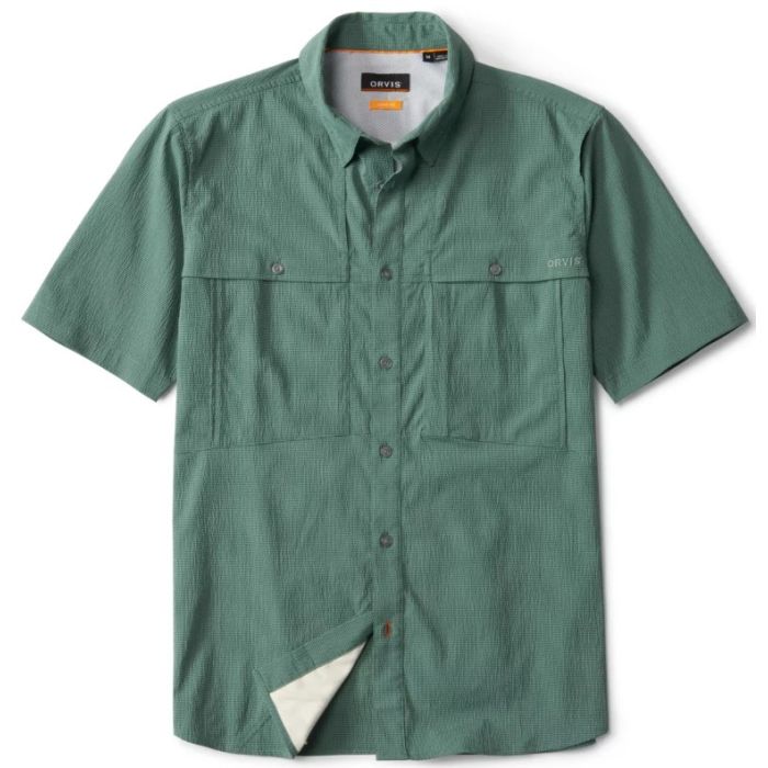 Orvis Open Air Caster Solid   Skjorte Peack Aloe
