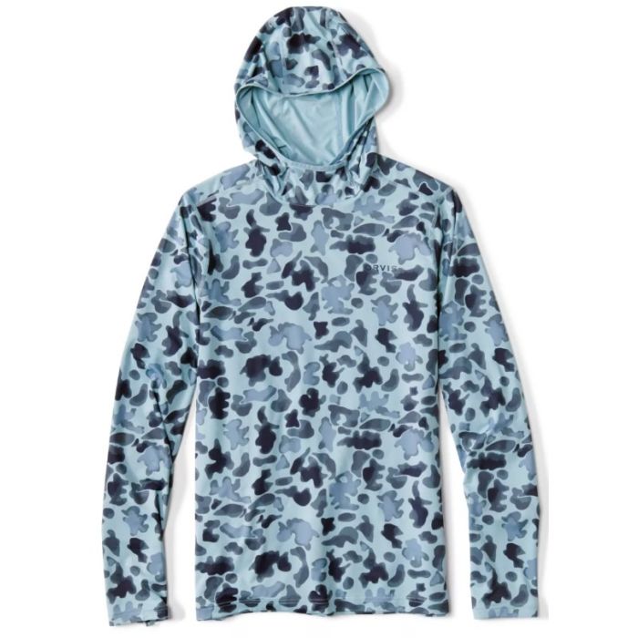 Orvis Sun Defence Printed Hoodie Bluewatercamo