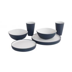 Outwell Gala   Person Dinner Set Navy Night Service