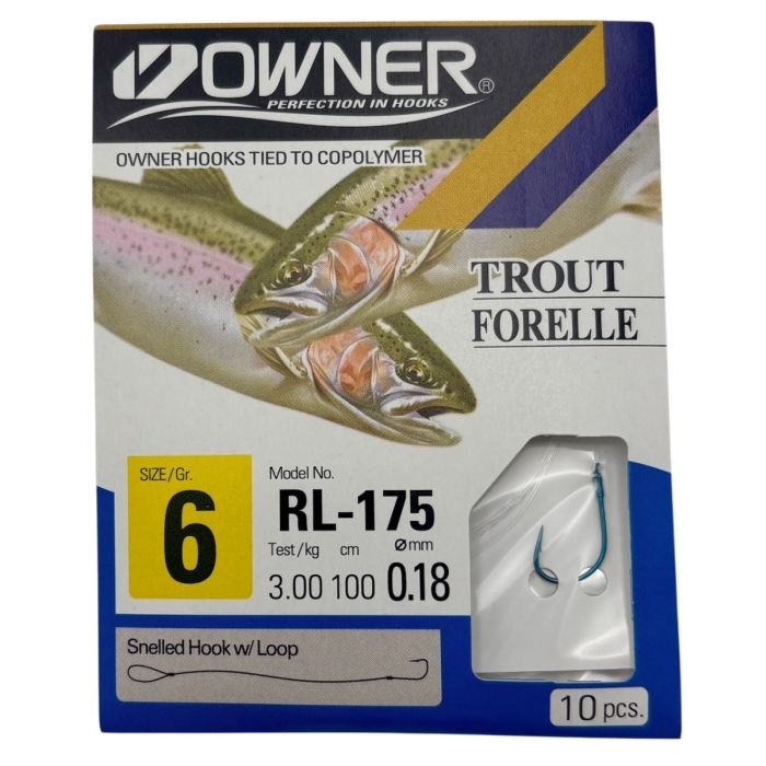 Owner Hook   Nylon Trout
