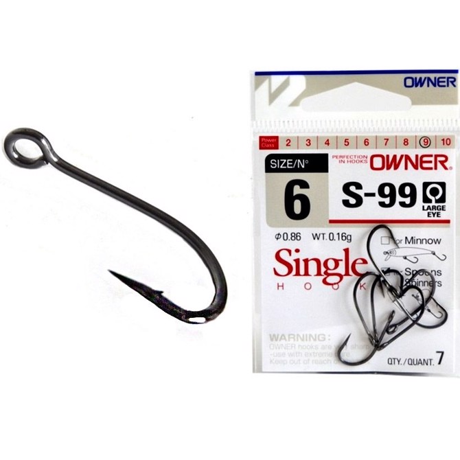 Owner  -99 Enkeltkrog Til Blink   Spinnere-  Kroge