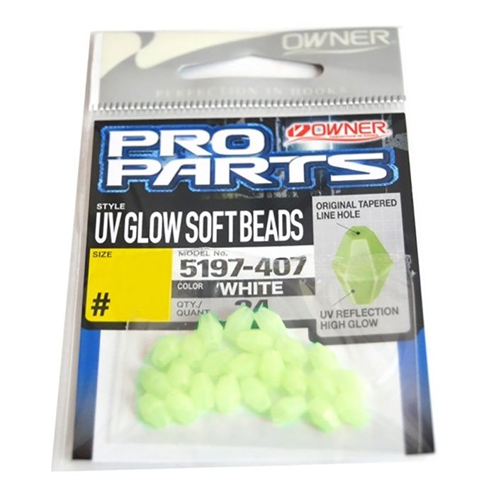 Owner   Glow Soft Beads   Perler  Fluo Grøn-  Andet Tilbehør